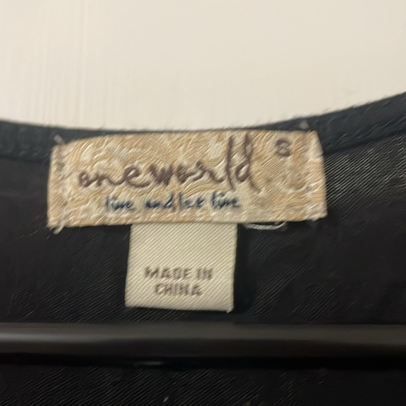 Black Embroidered Top - Picture 4 of 7